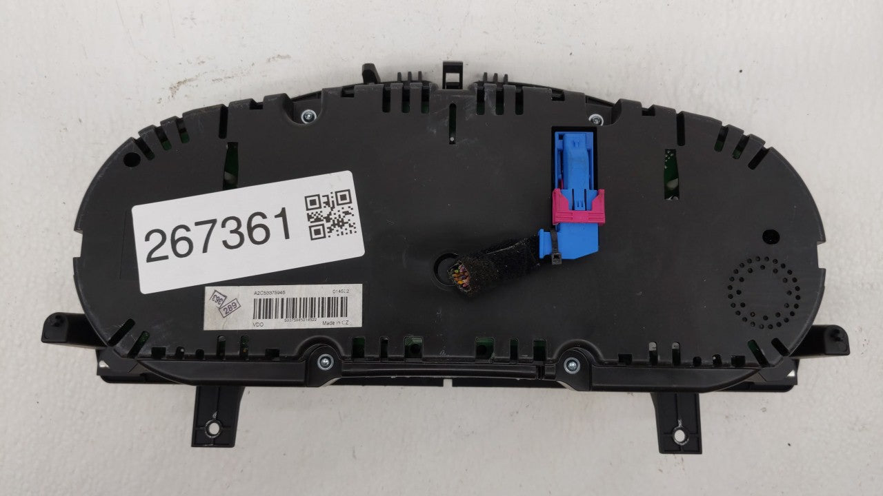 2010-2011 Volkswagen Cc Instrument Cluster Speedometer Gauges P/N:3C8 920 970 M 3C8920970M Fits Fits 2010 2011 OEM Used Auto