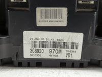 2010 Volkswagen Cc Instrument Cluster Speedometer Gauges P/N:3C8920 970M Fits OEM Used Auto Parts - Oemusedautoparts1.com