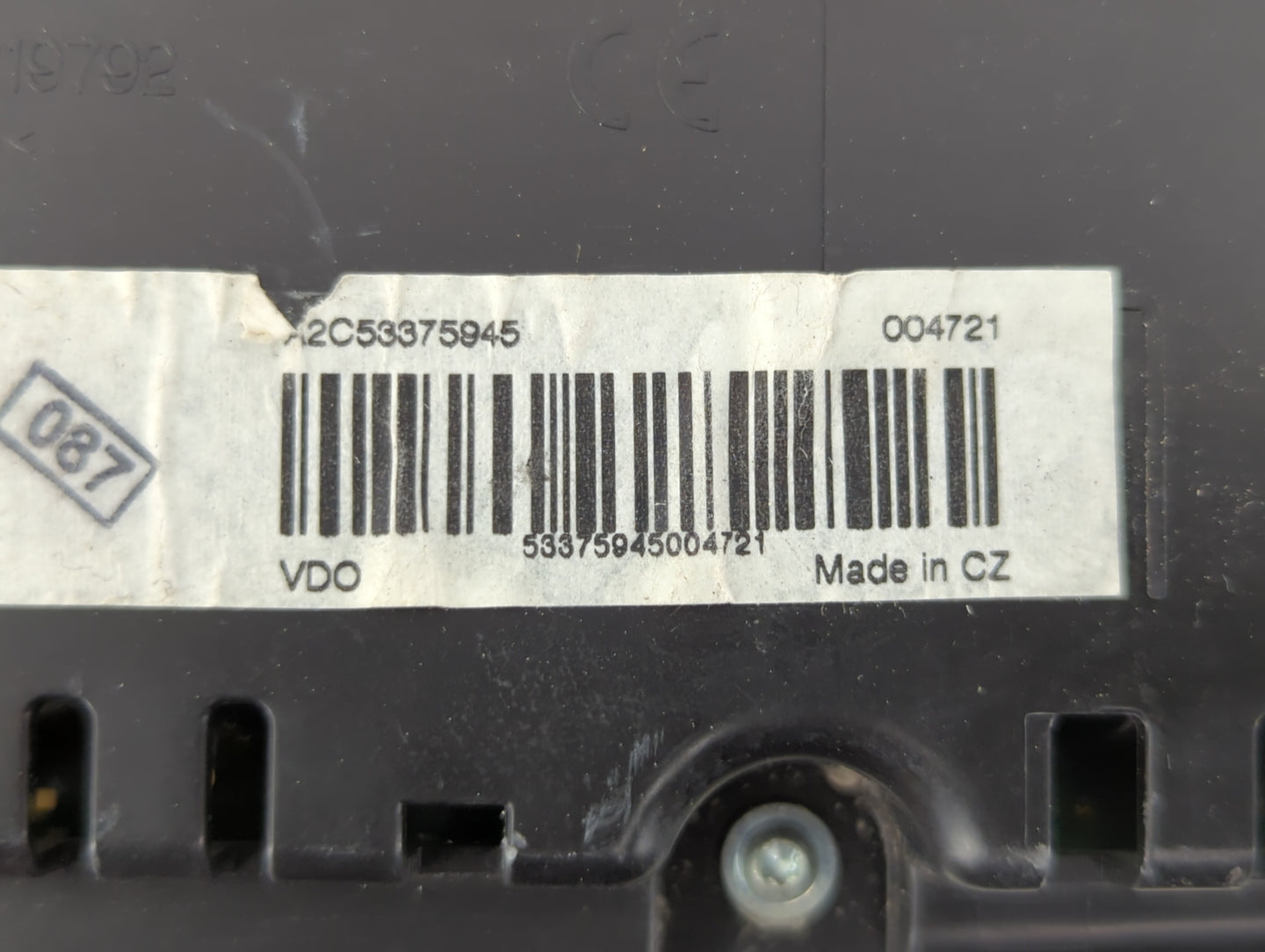 2010 Volkswagen Cc Instrument Cluster Speedometer Gauges P/N:3C8920 970M Fits OEM Used Auto Parts - Oemusedautoparts1.com