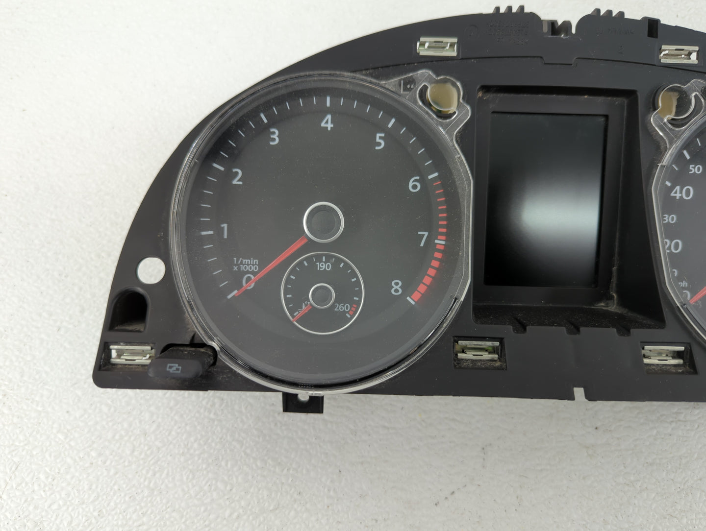 2010 Volkswagen Cc Instrument Cluster Speedometer Gauges P/N:3C8920 970M Fits OEM Used Auto Parts - Oemusedautoparts1.com