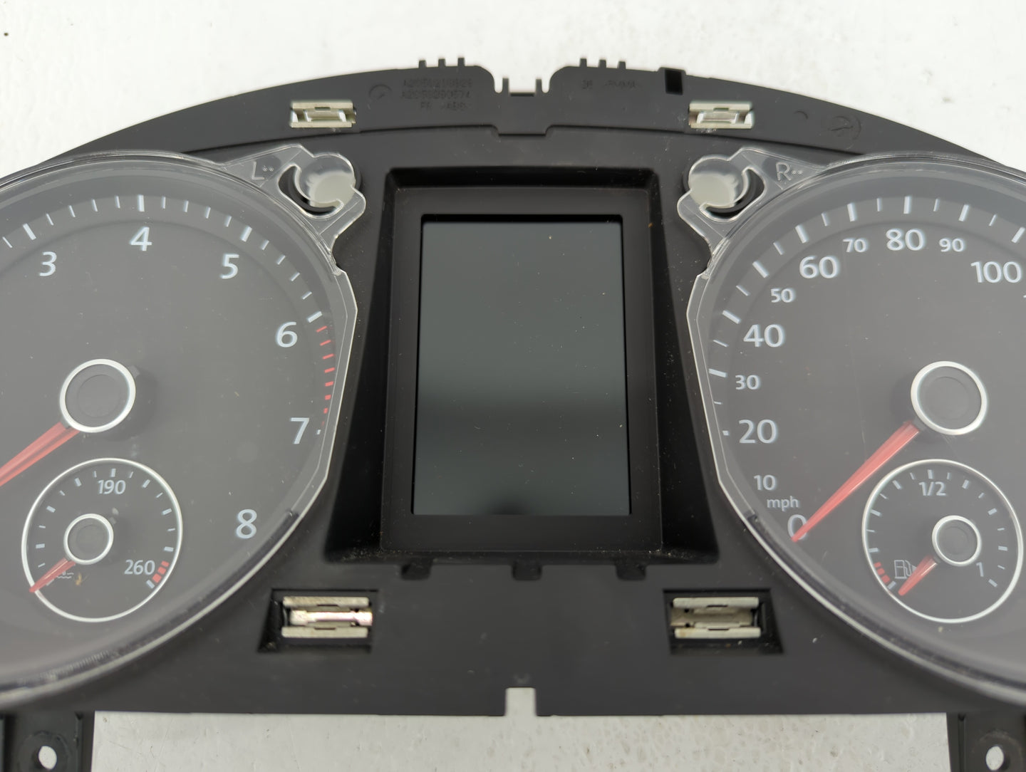 2010-2011 Volkswagen Cc Instrument Cluster Speedometer Gauges P/N:3C8 920 970 M 3C8920970M Fits Fits 2010 2011 OEM Used Auto