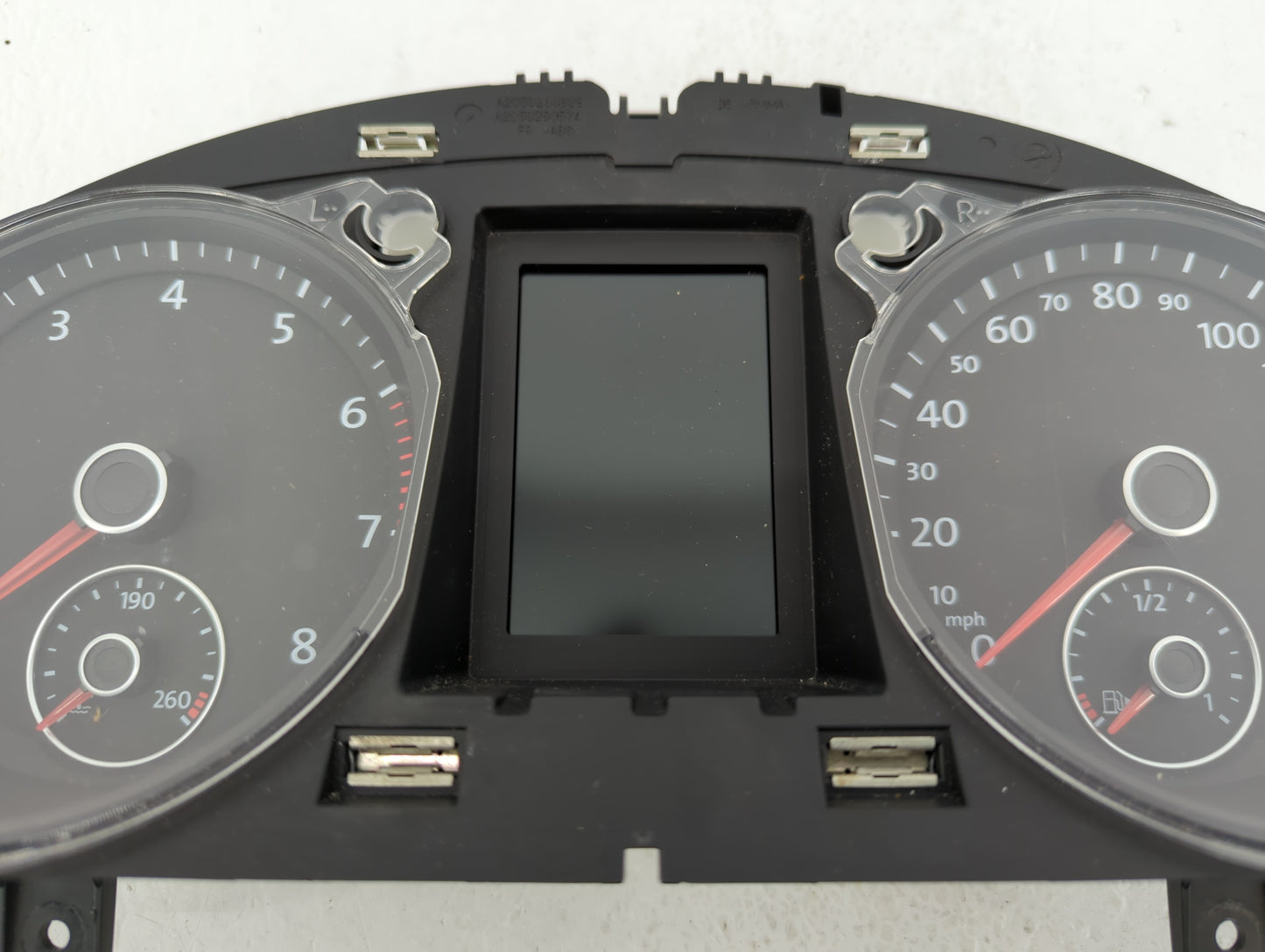 2010-2011 Volkswagen Cc Instrument Cluster Speedometer Gauges P/N:3C8 920 970 M 3C8920970M Fits Fits 2010 2011 OEM Used Auto