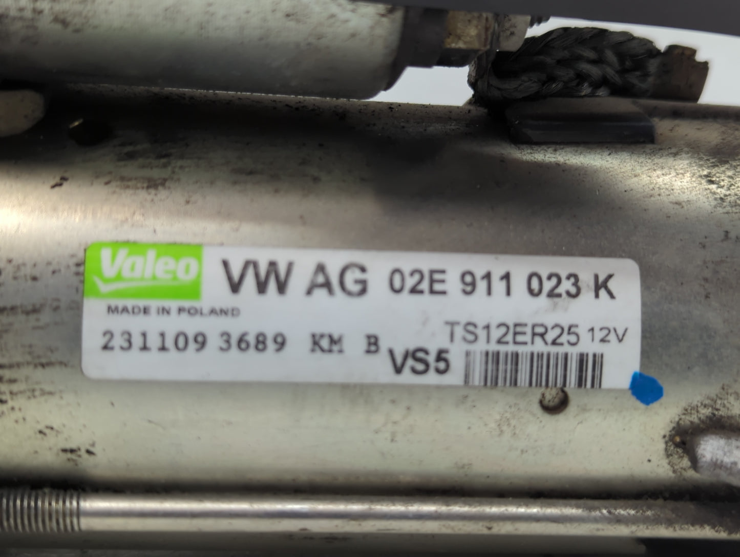 2009-2017 Volkswagen Cc Car Starter Motor Solenoid OEM P/N:02E 911 023 K Fits OEM Used Auto Parts - Oemusedautoparts1.com