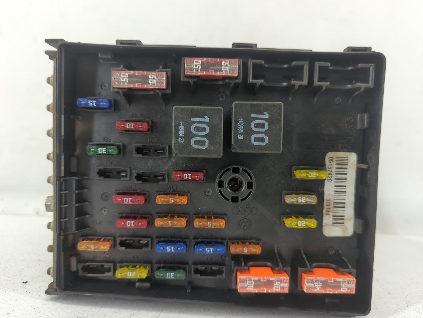 2009-2012 Volkswagen Cc Fusebox Fuse Box Panel Relay Module P/N:05152420 3C0 937 125, 6359-2777 Fits Fits 2009 2010 2011 201