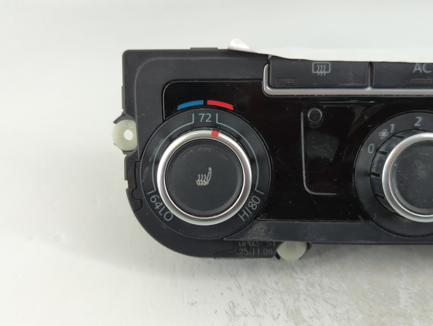 2009-2010 Volkswagen Cc Climate Control Module Temperature AC/Heater Replacement P/N:5HB 009 751-27 H14 Fits Fits 2009 2010 