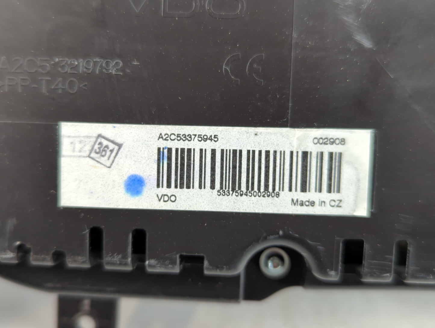 2010 Volkswagen Cc Instrument Cluster Speedometer Gauges P/N:A2C53375945 Fits OEM Used Auto Parts - Oemusedautoparts1.com