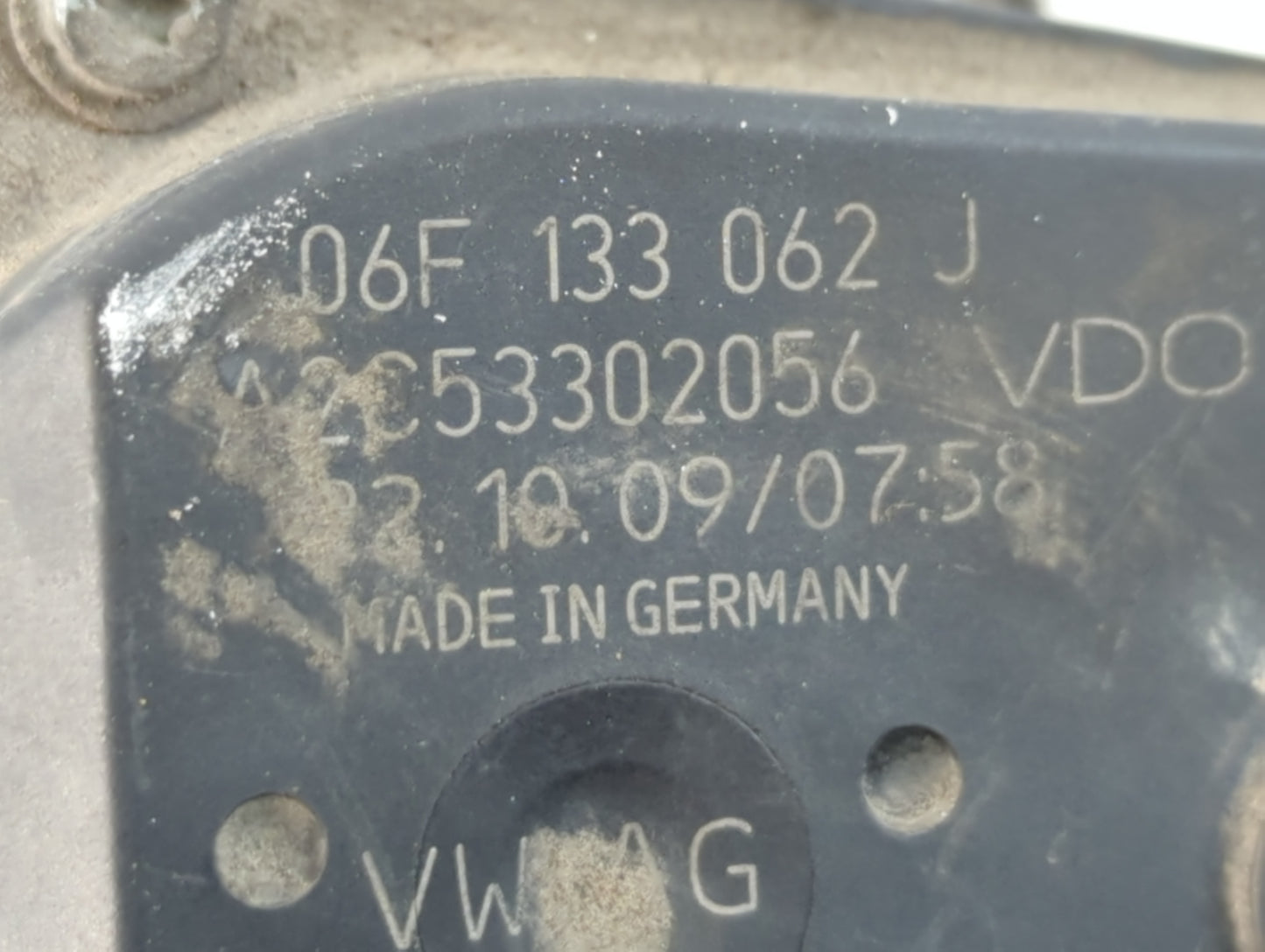 2009-2017 Volkswagen Cc Throttle Body P/N:06F 133 062 J A2C53302056 Fits OEM Used Auto Parts - Oemusedautoparts1.com