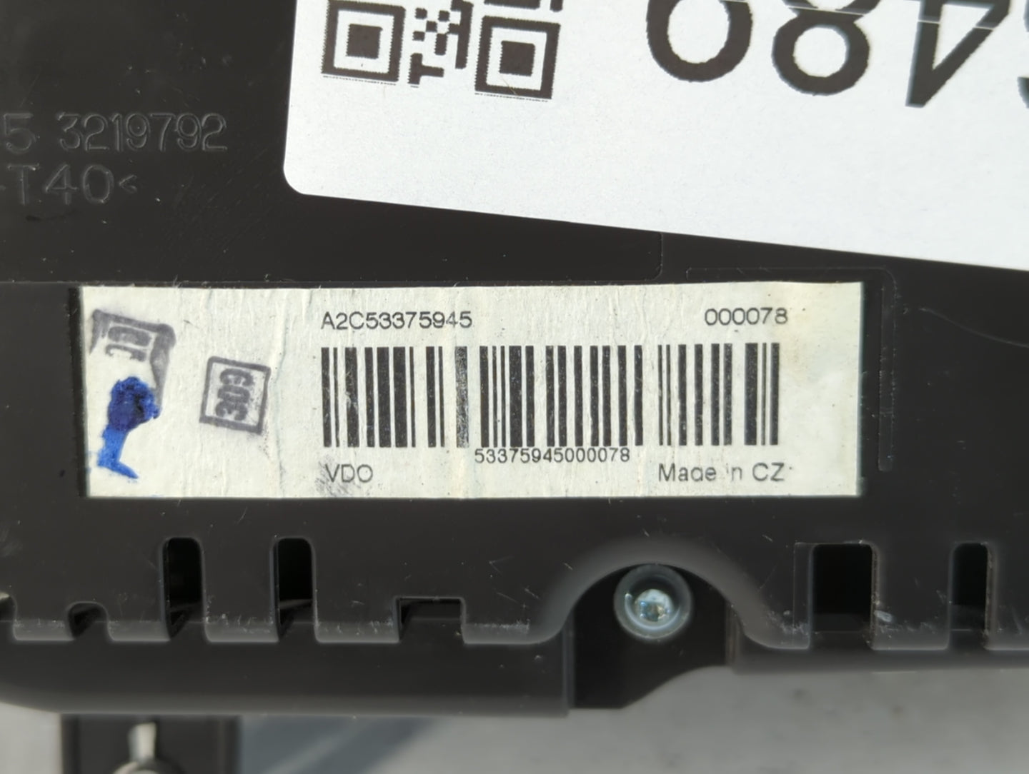 2010-2011 Volkswagen Cc Instrument Cluster Speedometer Gauges P/N:A2C53375945 Fits Fits 2010 2011 OEM Used Auto Parts - Oemu