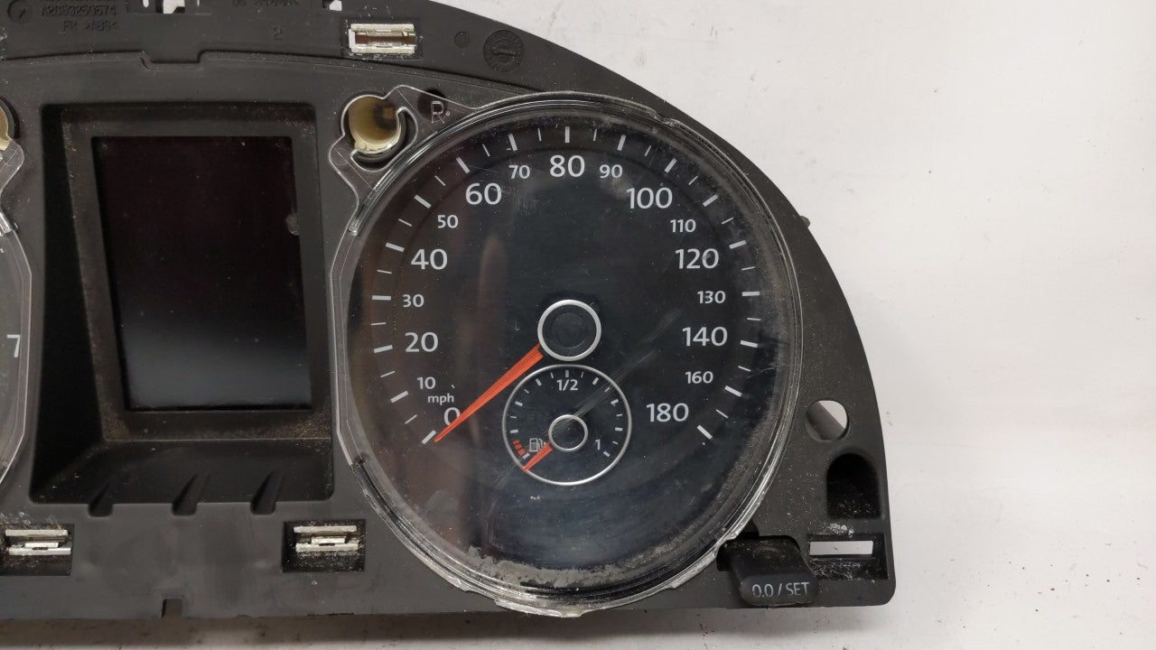 2010-2011 Volkswagen Cc Instrument Cluster Speedometer Gauges P/N:3C8920970MX Fits Fits 2010 2011 OEM Used Auto Parts - Oemu