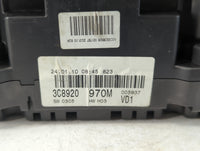 2010-2011 Volkswagen Cc Instrument Cluster Speedometer Gauges P/N:3C8920 970M Fits Fits 2010 2011 OEM Used Auto Parts - Oemu