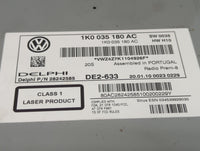 2010-2011 Volkswagen Eos Radio AM FM Cd Player Receiver Replacement P/N:1K0035180AC 28242585 Fits OEM Used Auto Parts - Oemu