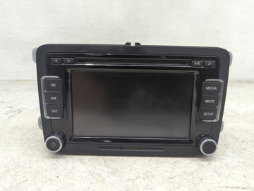 2010-2011 Volkswagen Eos Radio AM FM Cd Player Receiver Replacement P/N:1K0035180AC 28242585 Fits OEM Used Auto Parts - Oemu