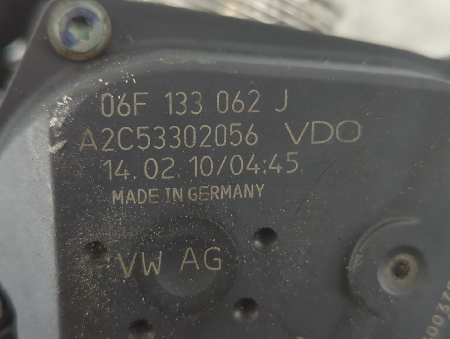 2007-2016 Volkswagen Eos Throttle Body P/N:A2C53302056 06F 133 062 J Fits OEM Used Auto Parts - Oemusedautoparts1.com