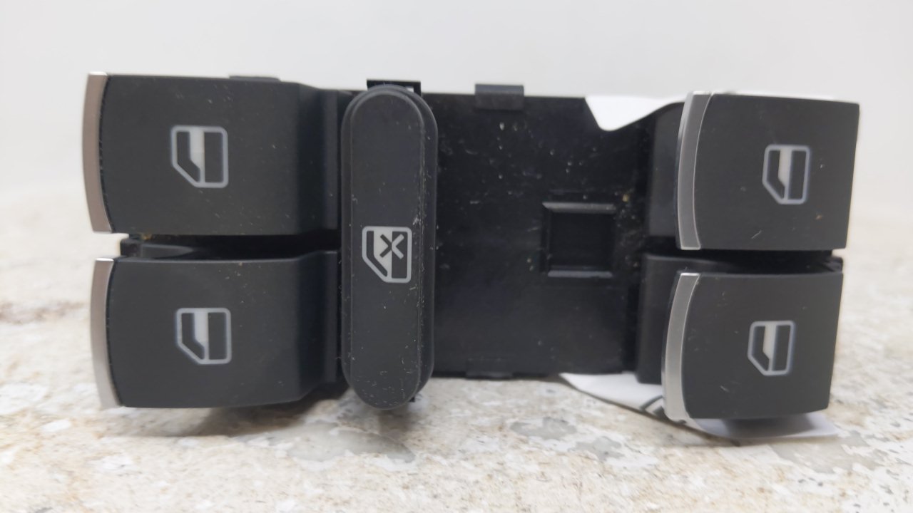 2010 Volkswagen Golf Master Power Window Switch Replacement Driver Side Left Fits OEM Used Auto Parts - Oemusedautoparts1.co