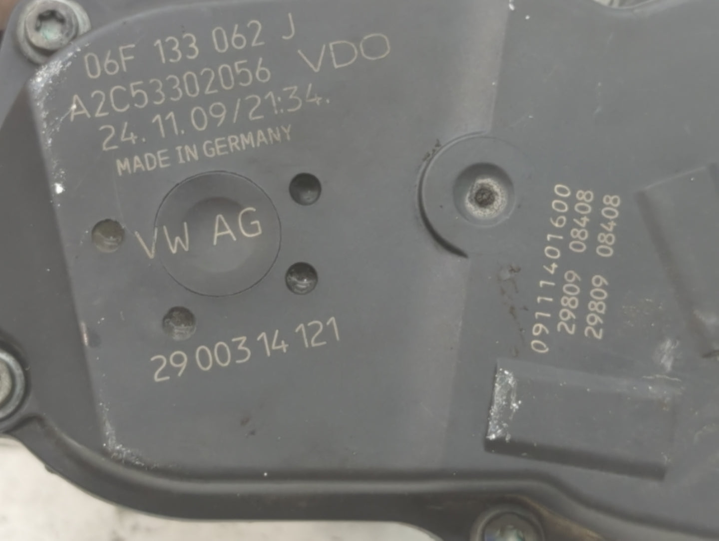 2013-2019 Volkswagen Golf Throttle Body P/N:A2C53302056 29 003 14 121 Fits OEM Used Auto Parts - Oemusedautoparts1.com