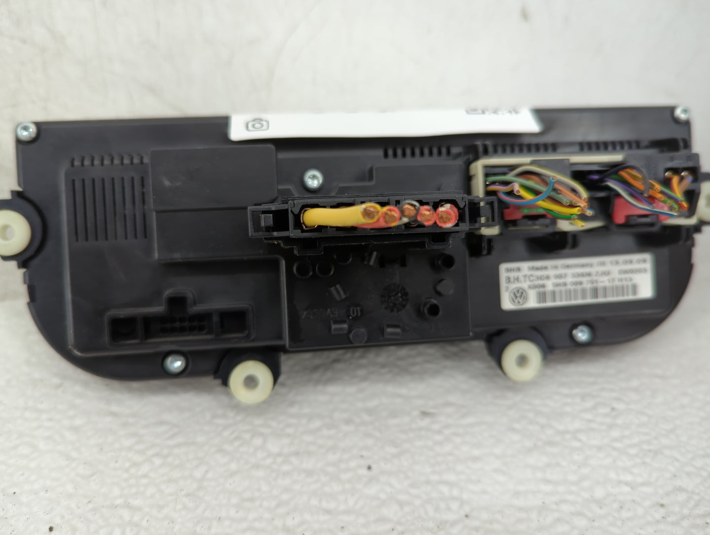 2010-2011 Volkswagen Jetta Climate Control Module Temperature AC/Heater Replacement P/N:3C8907336N 5HB009751-17 Fits OEM Use