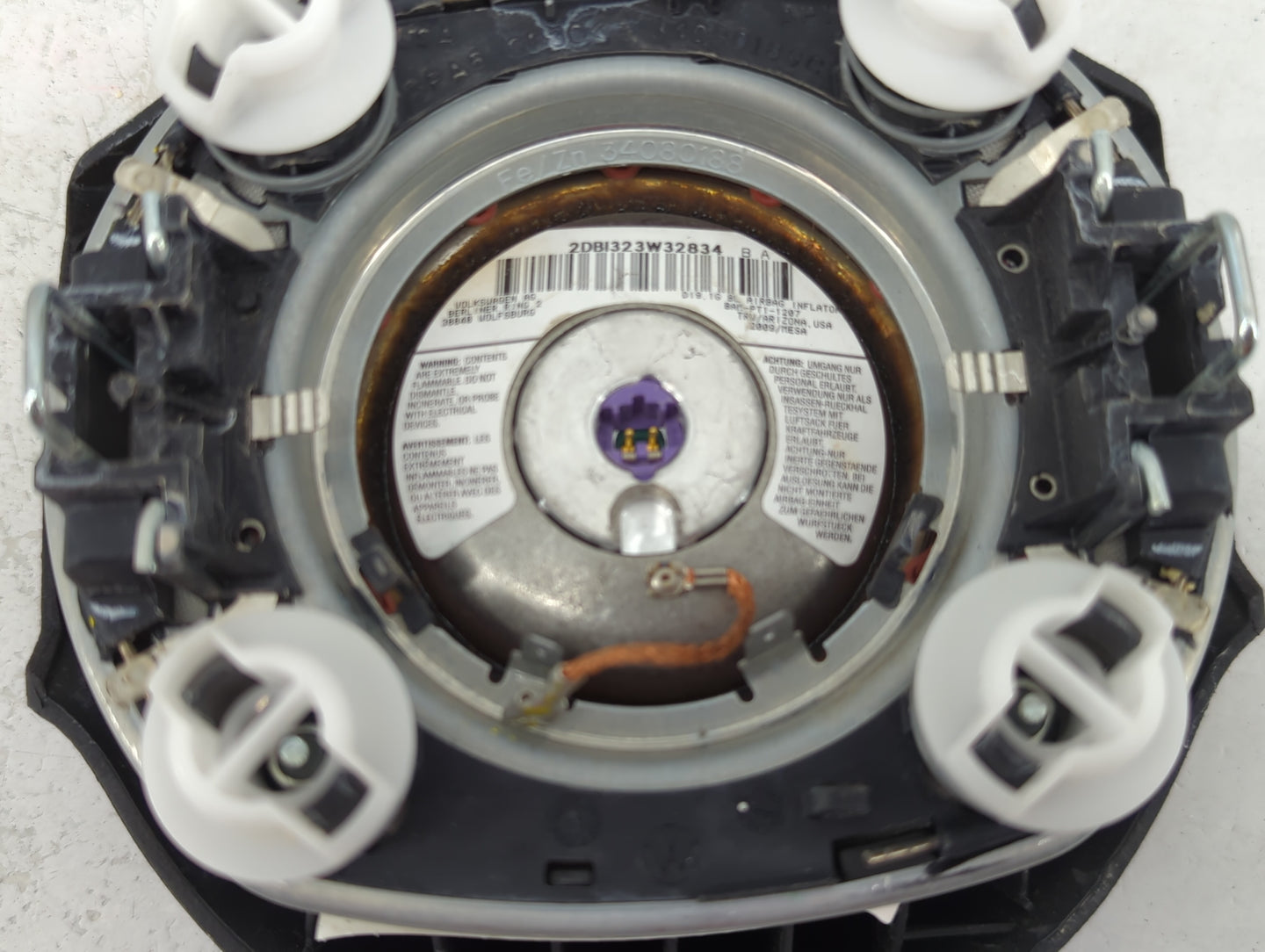 2010-2014 Volkswagen Jetta Air Bag Driver Left Steering Wheel Mounted 1466100 - Oemusedautoparts1.com