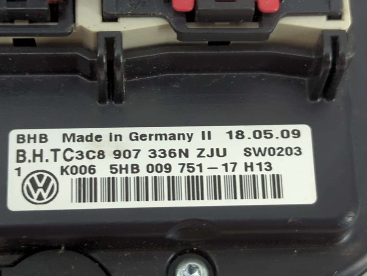 2010-2011 Volkswagen Jetta Climate Control Module Temperature AC/Heater Replacement P/N:3C8907336N 5HB00975117 Fits Fits 201