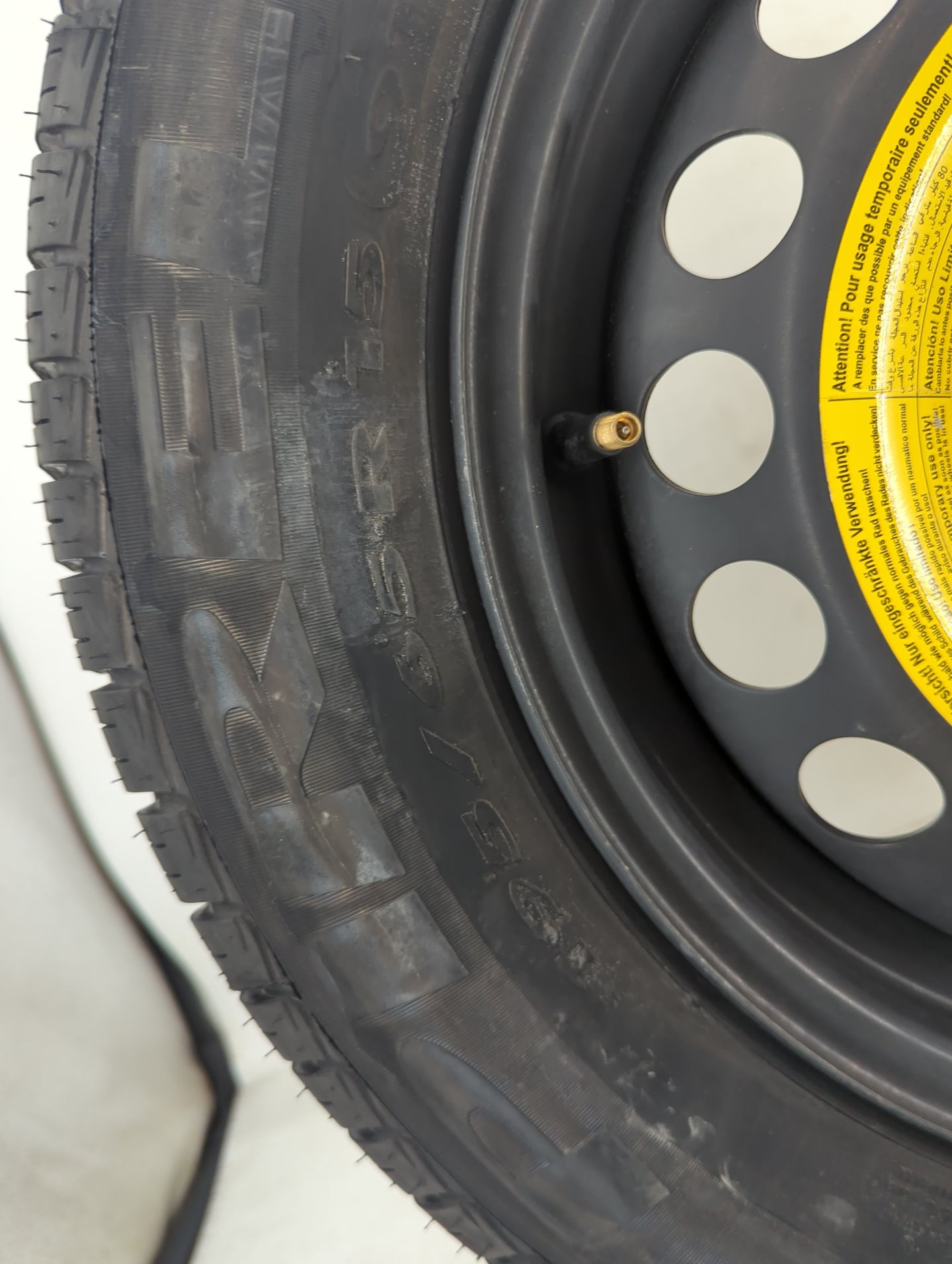 1999-2011 Volkswagen Jetta Spare Donut Tire Wheel Rim Oem - Oemusedautoparts1.com