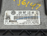 2010 Volkswagen Jetta PCM Engine Control Computer ECU ECM PCU OEM P/N:1K0 907 115 AM Fits OEM Used Auto Parts - Oemusedautop