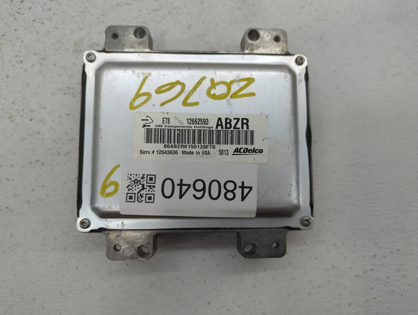 2010 Volkswagen Jetta PCM Engine Control Computer ECU ECM PCU OEM P/N:12662593 Fits OEM Used Auto Parts - Oemusedautoparts1.