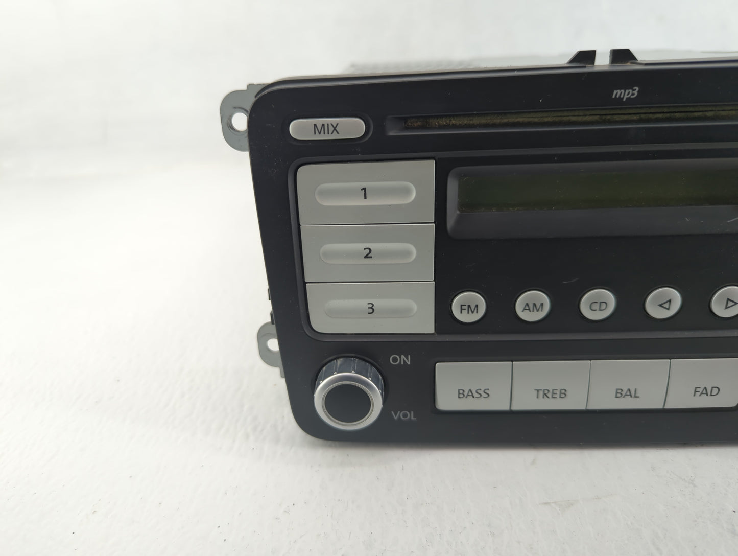 2010 Volkswagen Jetta Radio AM FM Cd Player Receiver Replacement Fits Fits 2011 OEM Used Auto Parts - Oemusedautoparts1.com