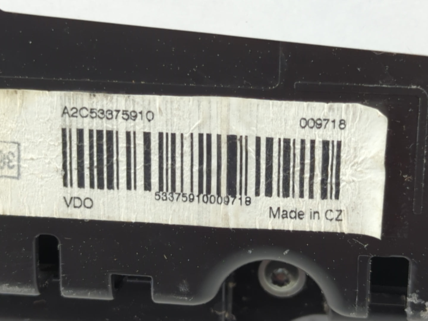 2010 Volkswagen Passat Instrument Cluster Speedometer Gauges P/N:A2C53375910 Fits OEM Used Auto Parts - Oemusedautoparts1.co