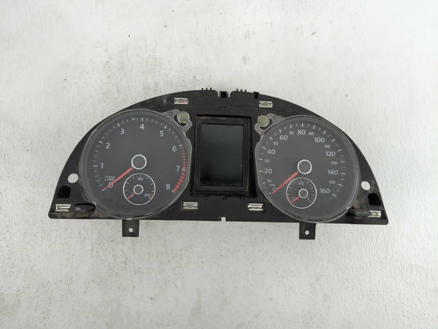 2010 Volkswagen Passat Instrument Cluster Speedometer Gauges P/N:3C0920 972E 3C0920 972L Fits OEM Used Auto Parts - Oemuseda
