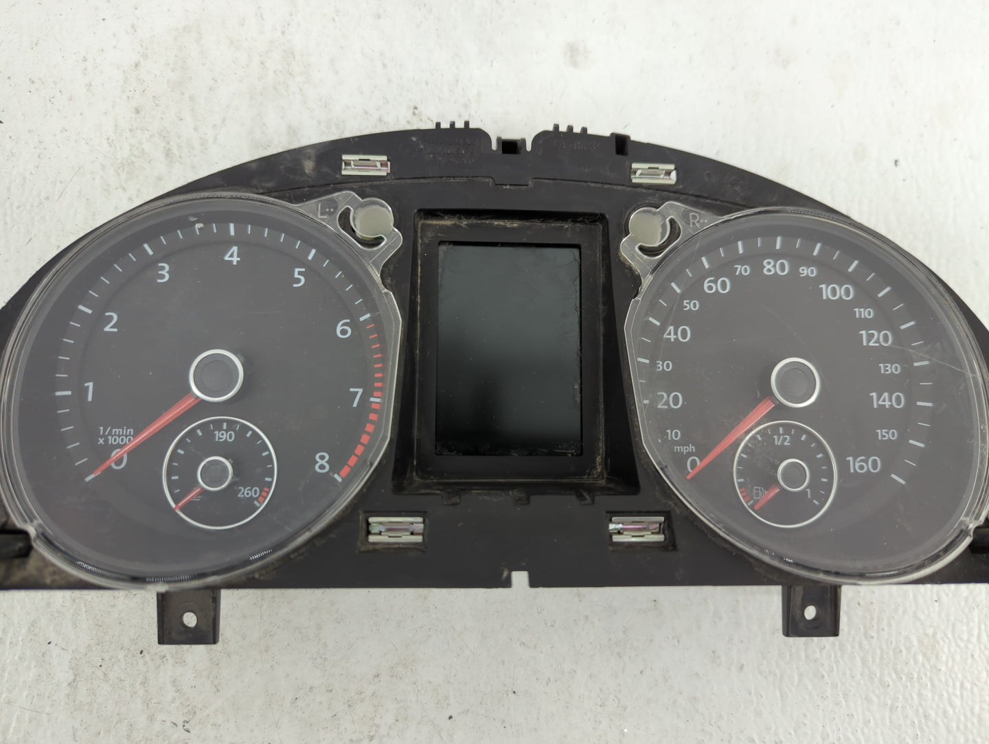2010 Volkswagen Passat Instrument Cluster Speedometer Gauges P/N:3C0920 972E 3C0920 972L Fits OEM Used Auto Parts - Oemuseda