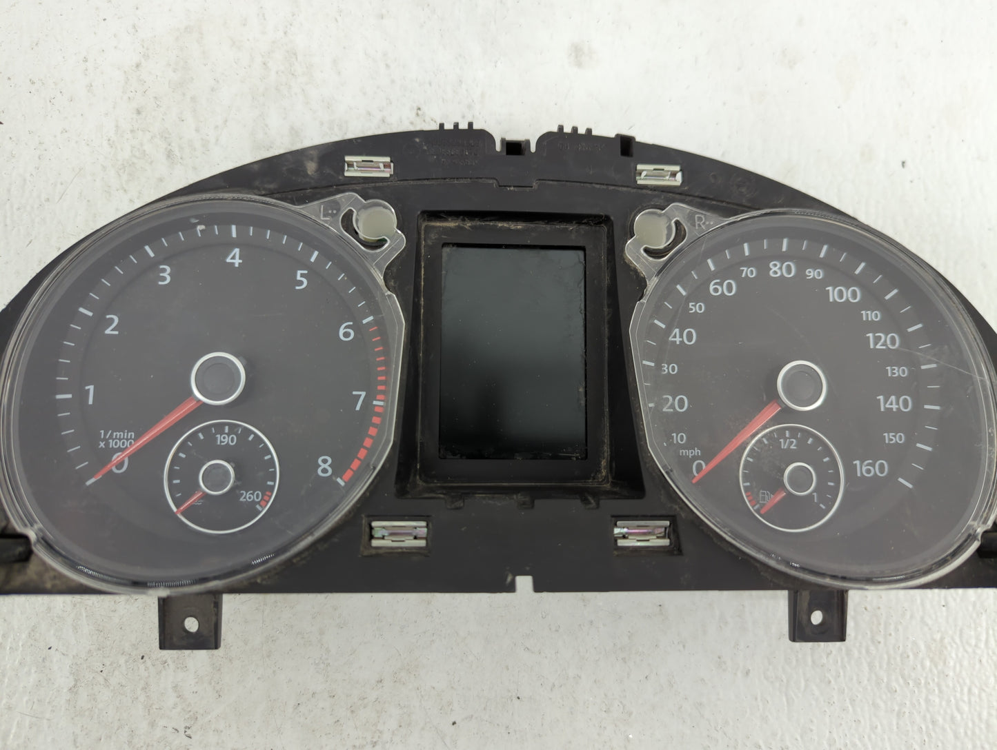 2010 Volkswagen Passat Instrument Cluster Speedometer Gauges P/N:3C0920 972E 3C0920 972L Fits OEM Used Auto Parts - Oemuseda