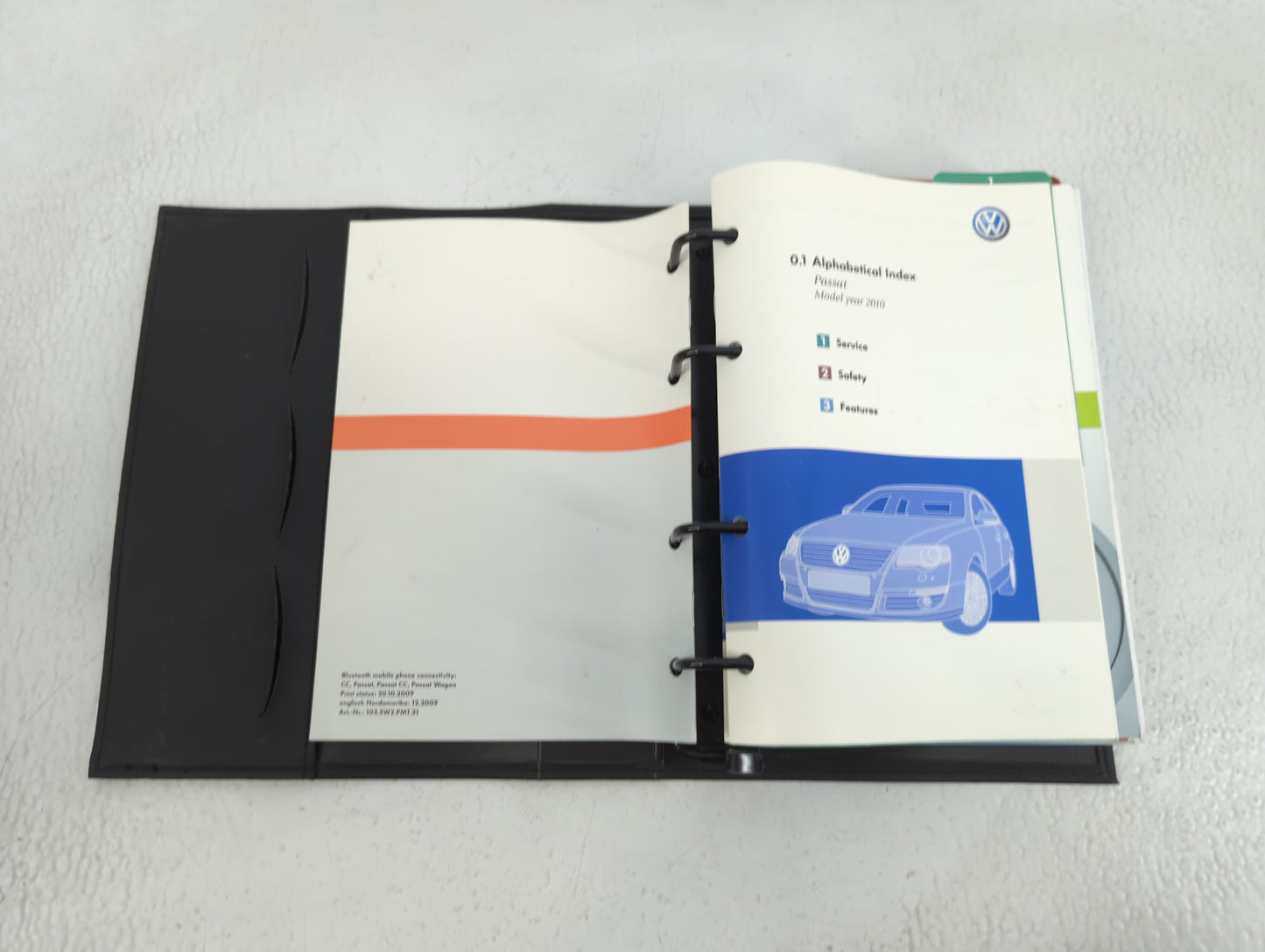 2010 Volkswagen Passat Owners Manual Book Guide OEM Used Auto Parts - Oemusedautoparts1.com