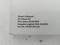 2010 Volkswagen Passat Owners Manual Book Guide OEM Used Auto Parts - Oemusedautoparts1.com