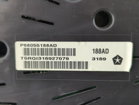 2009-2010 Volkswagen Routan Instrument Cluster Speedometer Gauges P/N:68055188AD Fits Fits 2009 2010 OEM Used Auto Parts - O