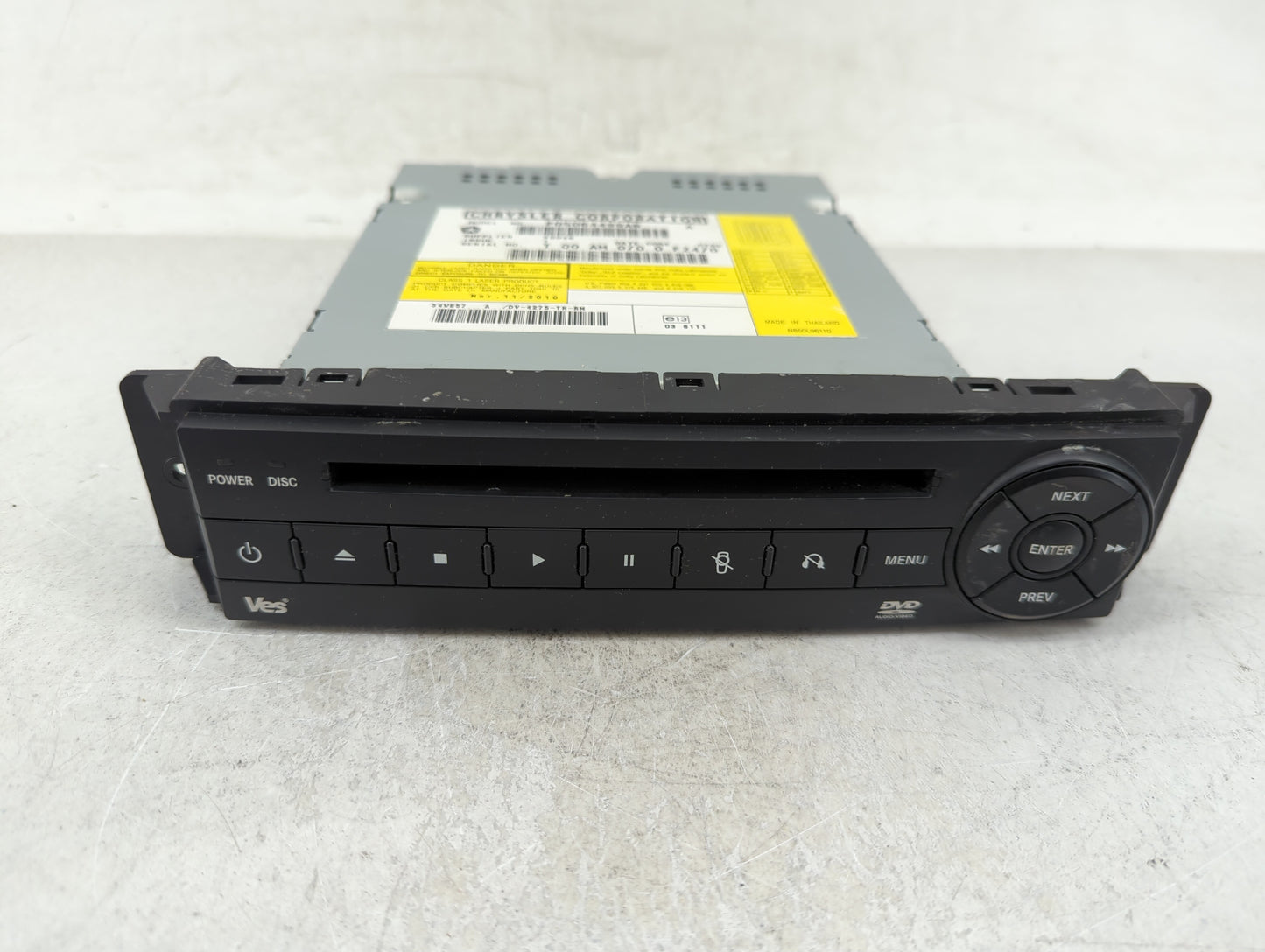 2009-2014 Volkswagen Routan Radio AM FM Cd Player Receiver Replacement P/N:P05064499AB Fits Fits 2009 2010 2011 2012 2013 20