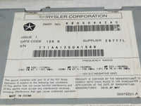 2010 Volkswagen Routan Radio AM FM Cd Player Receiver Replacement P/N:68050442AC TT1AA1250A1588 Fits OEM Used Auto Parts - O