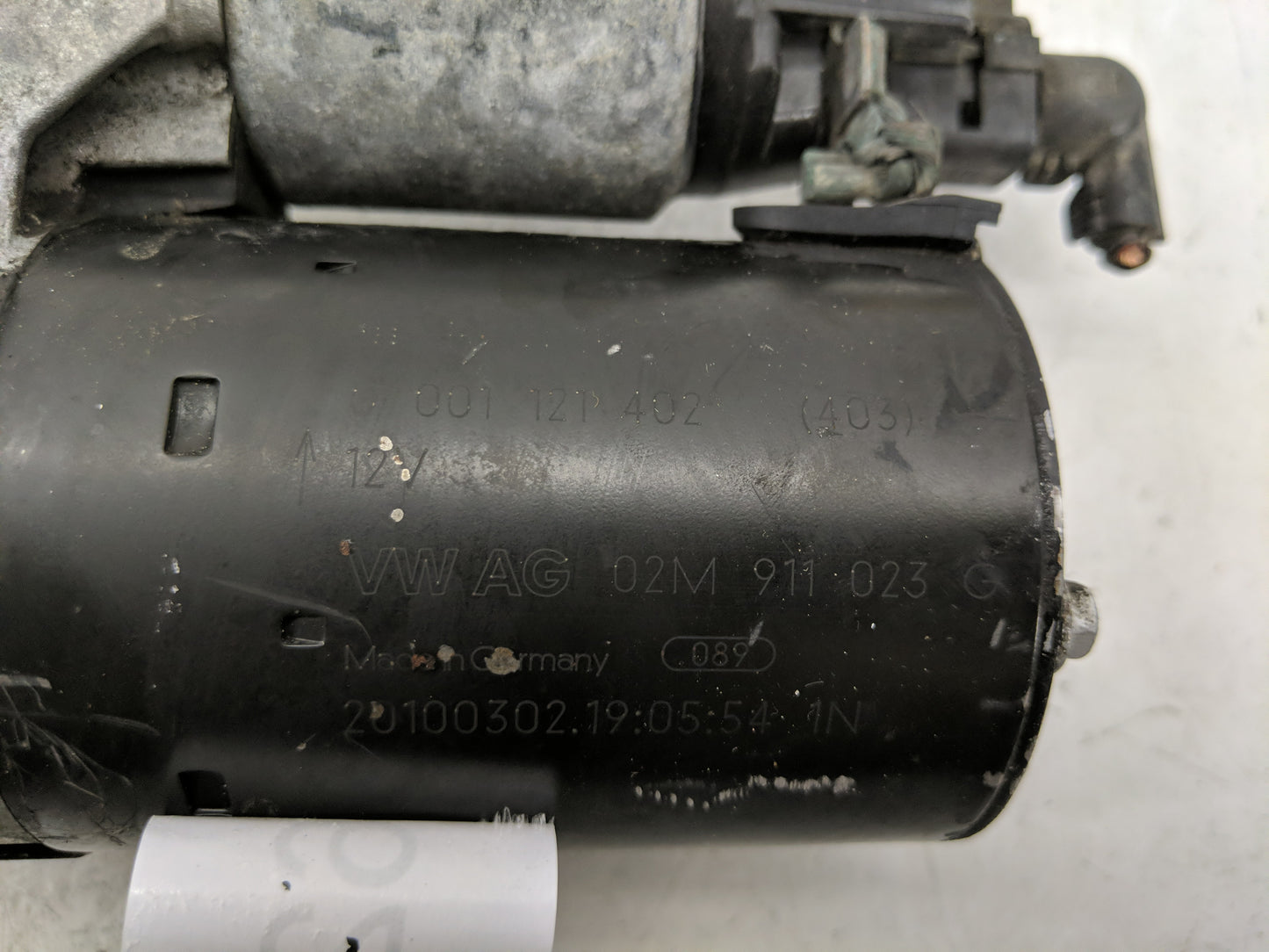 2009-2017 Volkswagen Tiguan Car Starter Motor Solenoid OEM P/N:02M 911 023 G Fits OEM Used Auto Parts - Oemusedautoparts1.co
