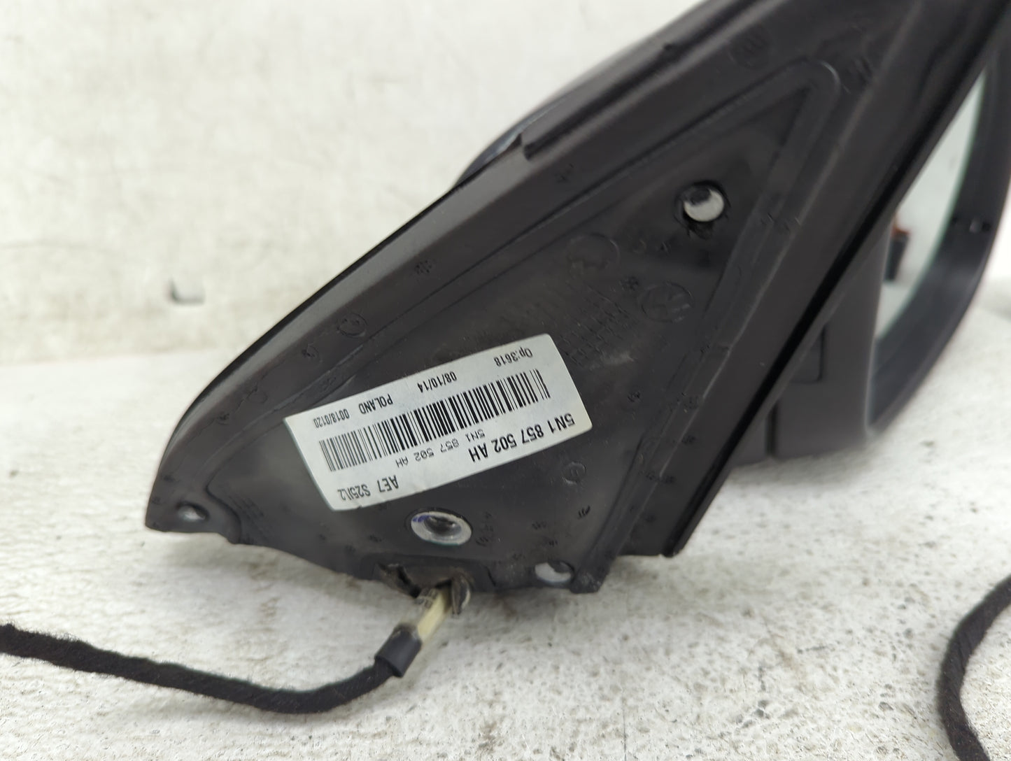 2009-2018 Volkswagen Tiguan Passenger Side View Mirror - Right Door Mirror OEM Used - Oemusedautoparts1.com