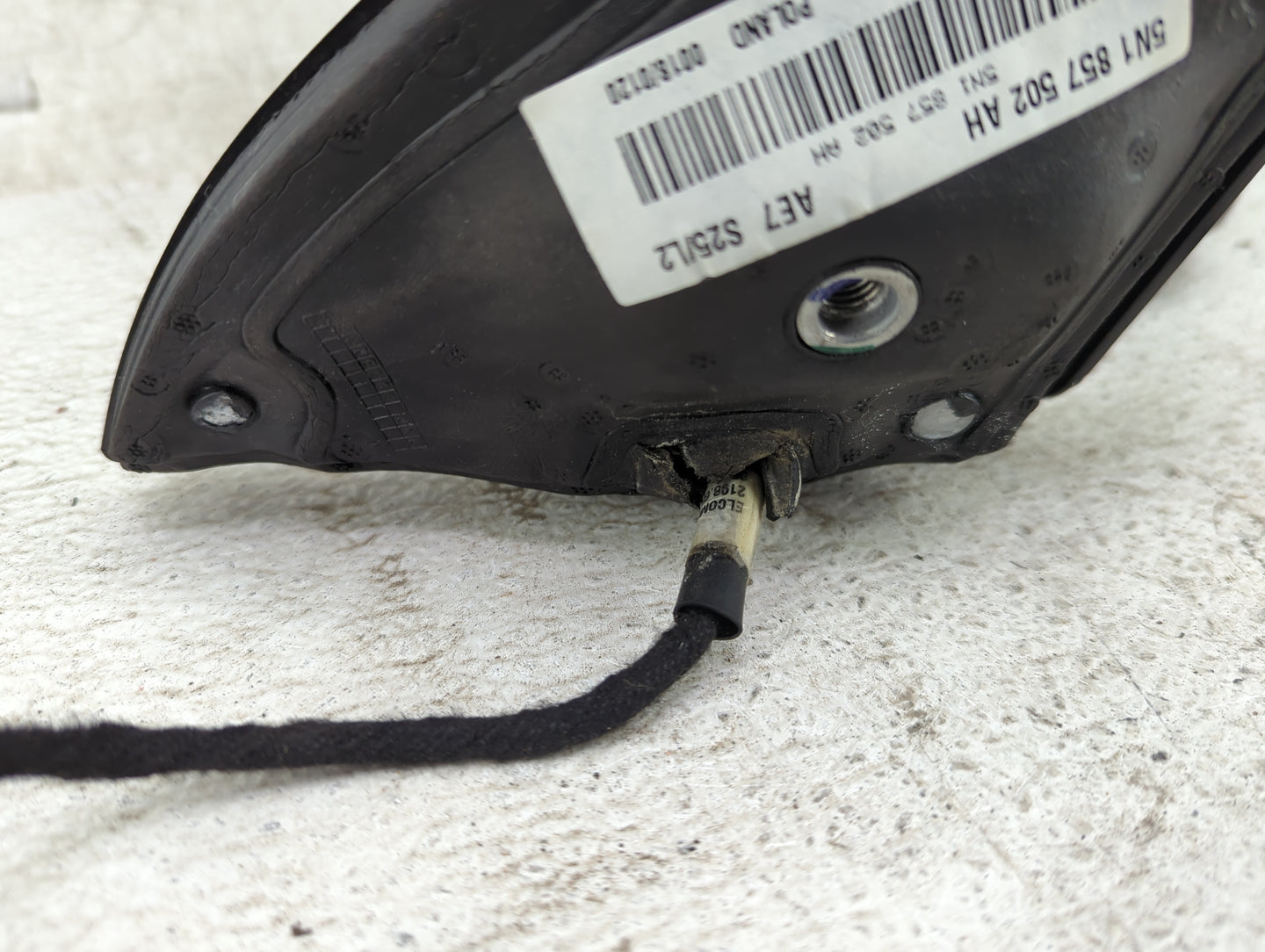 2009-2018 Volkswagen Tiguan Passenger Side View Mirror - Right Door Mirror OEM Used - Oemusedautoparts1.com