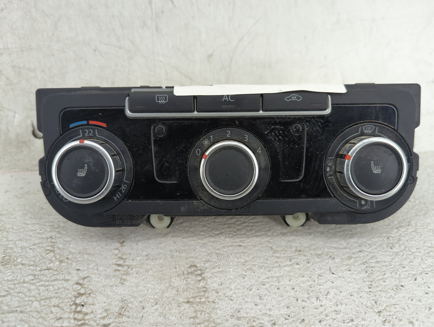 2010 Volkswagen Tiguan Climate Control Module Temperature AC/Heater Replacement P/N:3C8907336AC 5HB009751-21 Fits OEM Used A