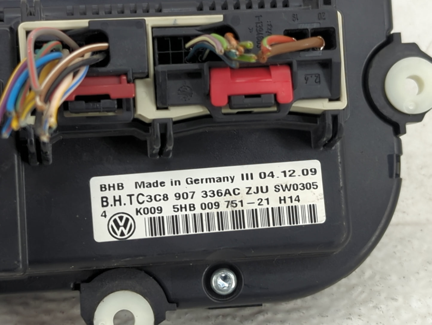 2010 Volkswagen Tiguan Climate Control Module Temperature AC/Heater Replacement P/N:3C8907336AC 5HB009751-21 Fits OEM Used A
