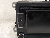 2009-2017 Volkswagen Tiguan Radio AM FM Cd Player Receiver Replacement P/N:1K0035180AC 28242585 Fits OEM Used Auto Parts - O
