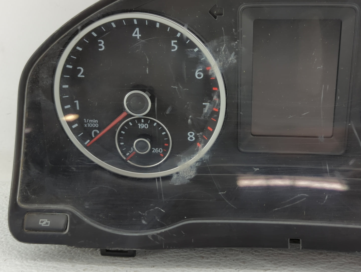 2010 Volkswagen Tiguan Instrument Cluster Speedometer Gauges P/N:5N0920 971D Fits OEM Used Auto Parts - Oemusedautoparts1.co