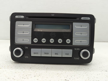 2009-2017 Volkswagen Tiguan Radio AM FM Cd Player Receiver Replacement P/N:1K0 035 161 D 1K0 035 188 F Fits OEM Used Auto Pa