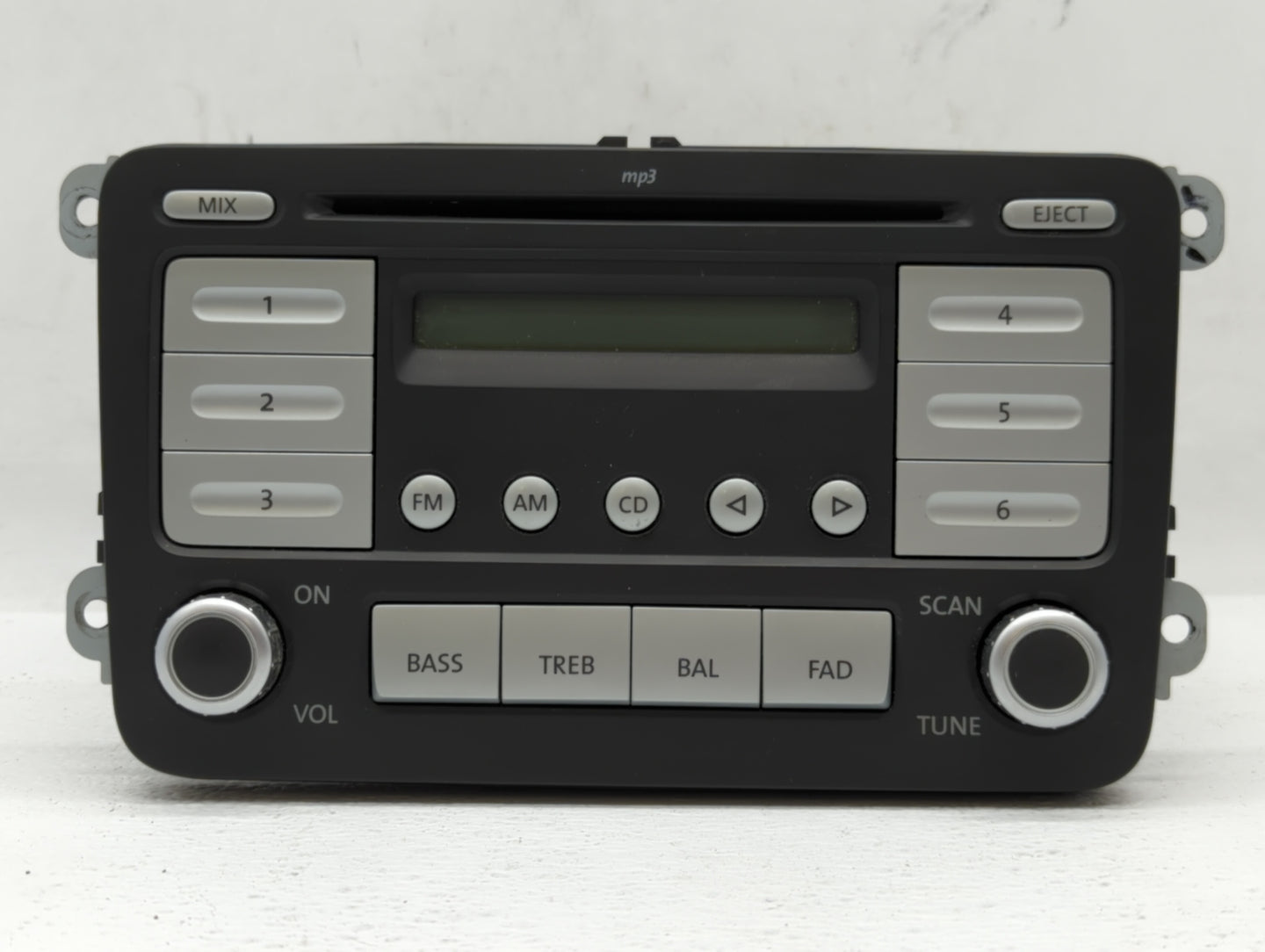 2009-2017 Volkswagen Tiguan Radio AM FM Cd Player Receiver Replacement P/N:1K0 035 161 D 1K0 035 188 F Fits OEM Used Auto Pa