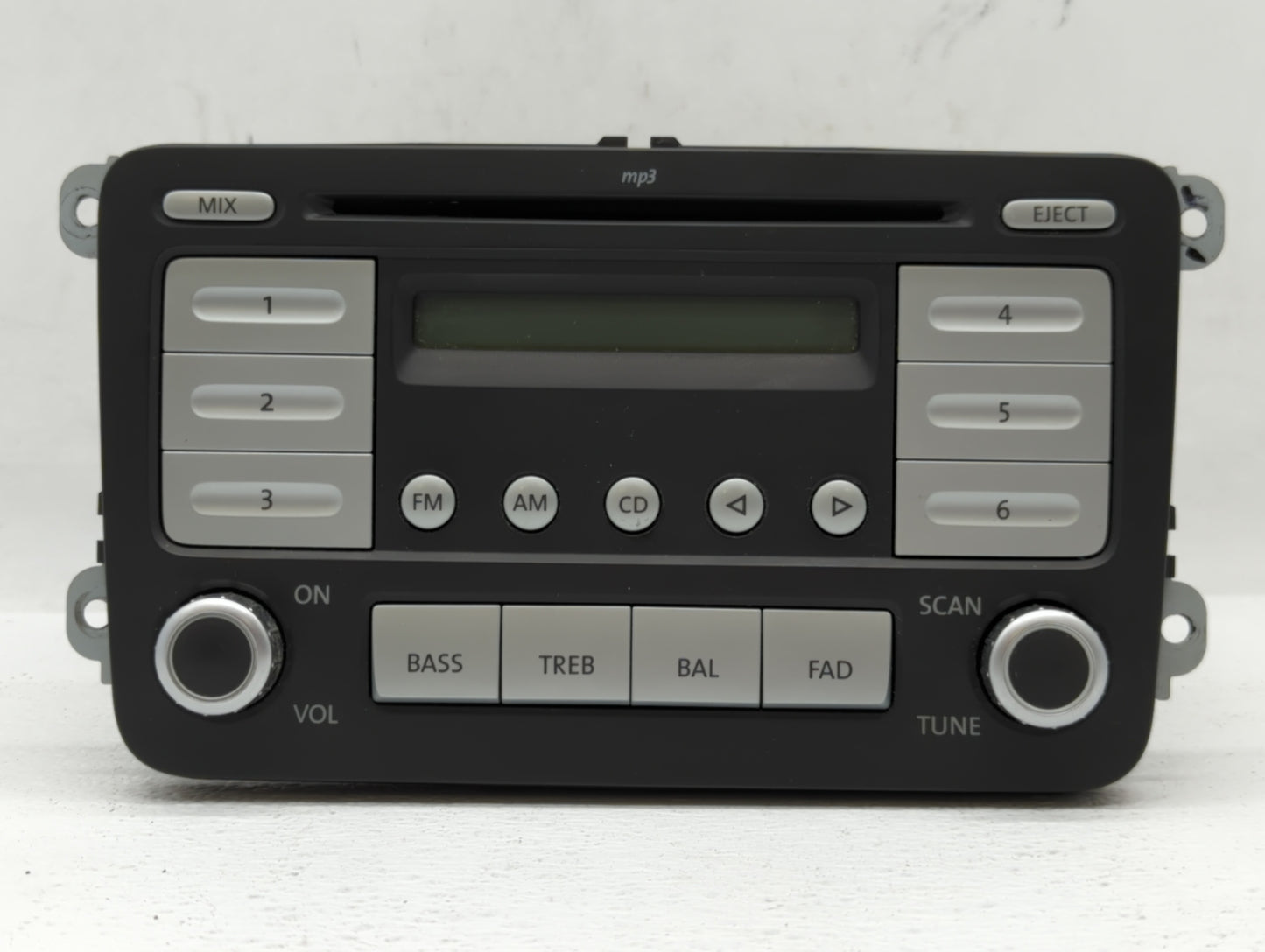2009-2017 Volkswagen Tiguan Radio AM FM Cd Player Receiver Replacement P/N:1K0 035 161 D 1K0 035 188 F Fits OEM Used Auto Pa