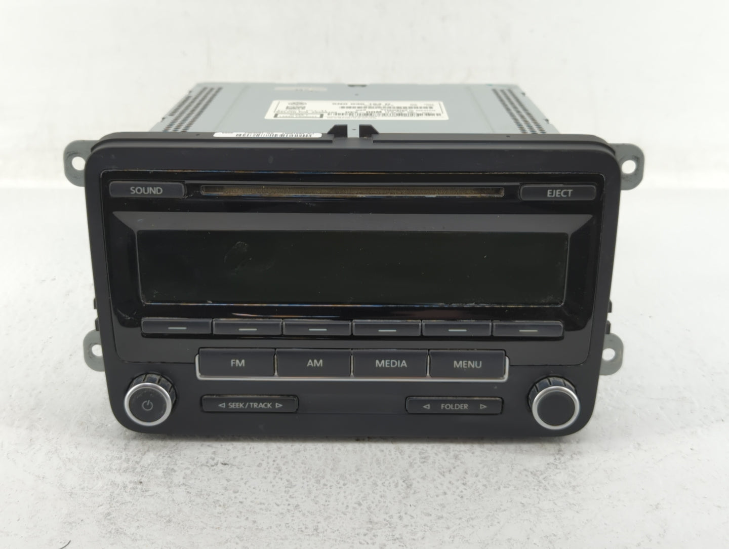 2009-2017 Volkswagen Tiguan Radio AM FM Cd Player Receiver Replacement P/N:5N0 035 164 D 1K0 035 161 D Fits OEM Used Auto Pa