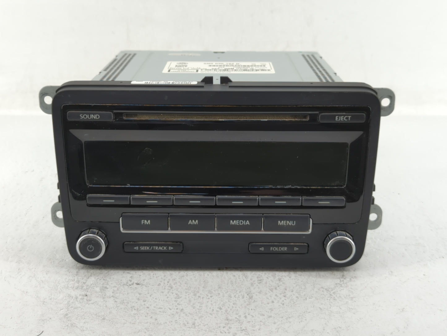 2009-2017 Volkswagen Tiguan Radio AM FM Cd Player Receiver Replacement P/N:5N0 035 164 D 1K0 035 161 D Fits OEM Used Auto Pa