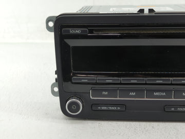 2009-2017 Volkswagen Tiguan Radio AM FM Cd Player Receiver Replacement P/N:5N0 035 164 D 1K0 035 161 D Fits OEM Used Auto Parts