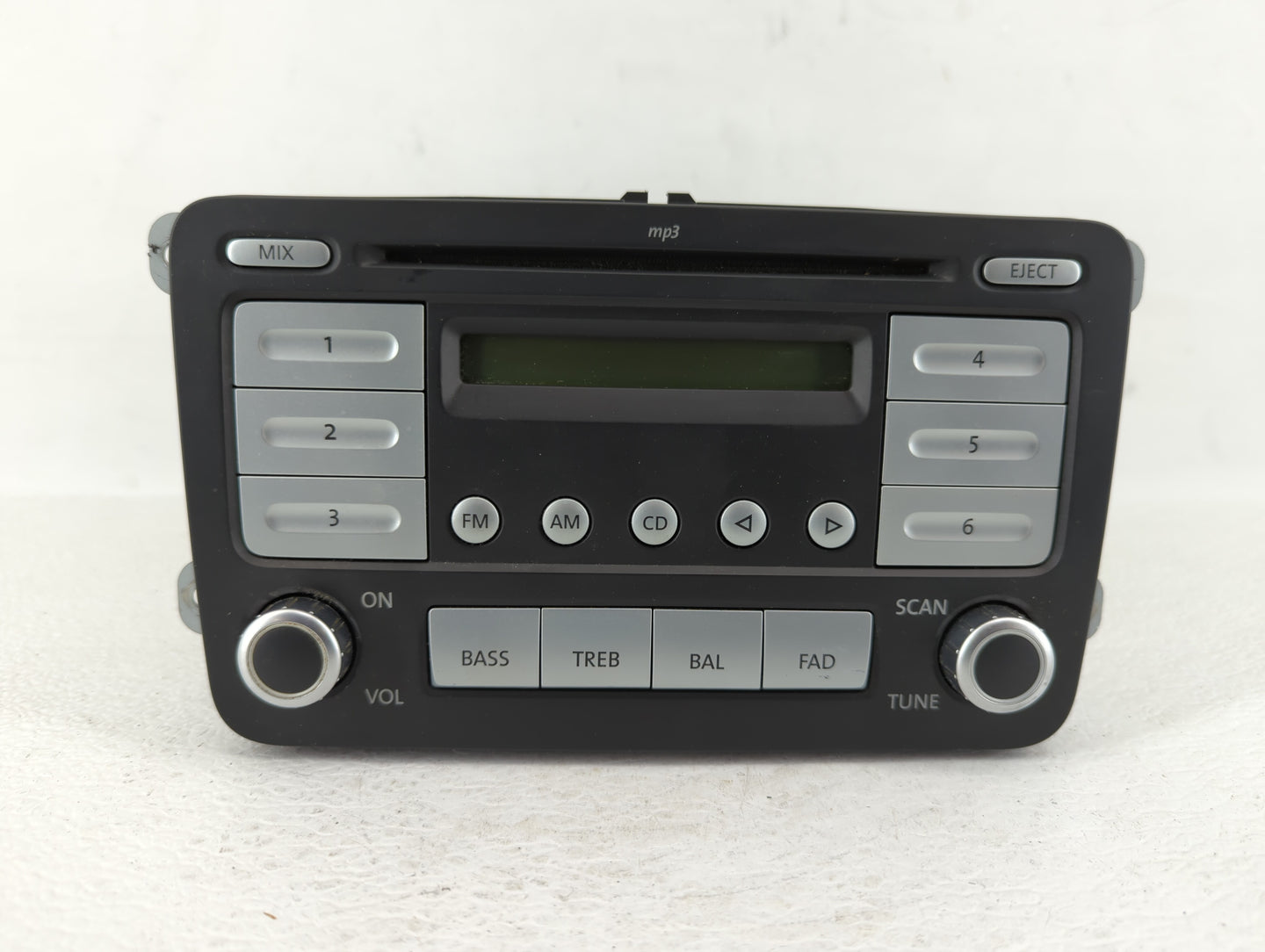 2009-2017 Volkswagen Tiguan Radio AM FM Cd Player Receiver Replacement P/N:5N0 035 164 D 1K0 035 161 D Fits OEM Used Auto Pa