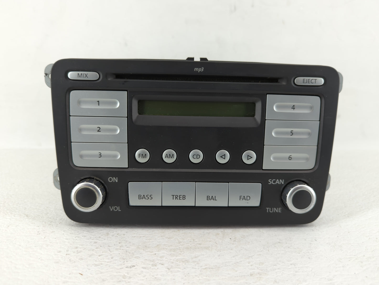 2009-2017 Volkswagen Tiguan Radio AM FM Cd Player Receiver Replacement P/N:5N0 035 164 D 1K0 035 161 D Fits OEM Used Auto Pa